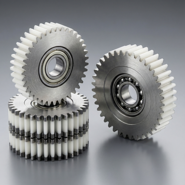 Ingranaggio Havena 36T semimetallico semi-nylon - 47.5×13.5mm con cuscinetto 8mm - Adatto ai motori grandi per e-bike e fat bike