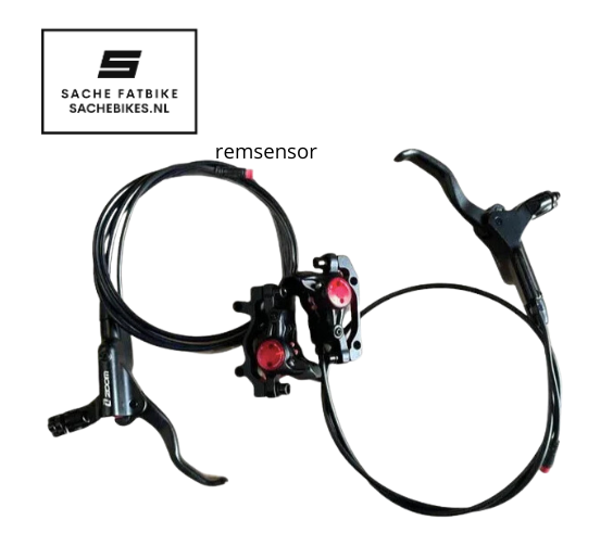 Set Izoom - Zoom kit freni idraulici completo - Impianto frenante Ouxi V8 C80 H9 - Qmwheel V20 V30 S20 e altre marche di fat bike