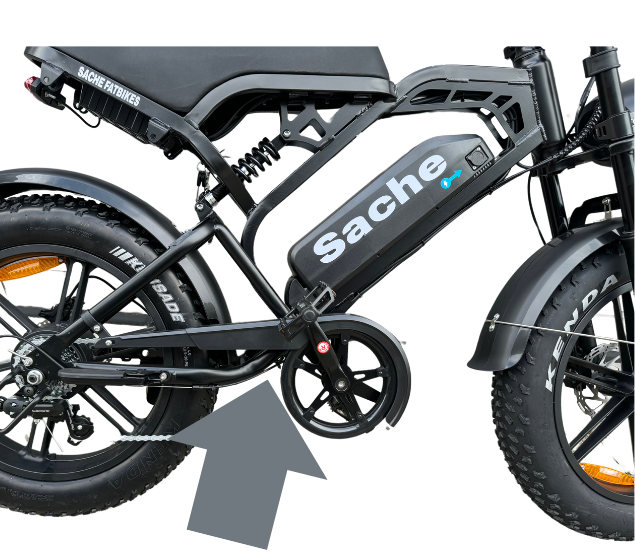 Copricatena fat bike Ouxi V8 H9 Qmwheel S20 V20 V20 Pro e V30 e molti altri modelli