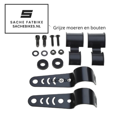 Viti, staffe e supporti faro fat bike - Ouxi V8 H9 C80 - Qmwheel - V20 V30 e altre marche