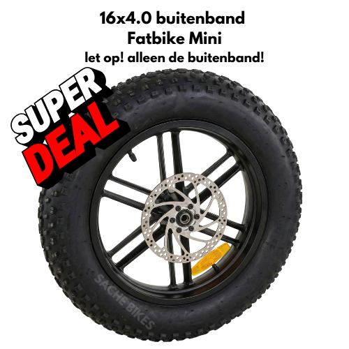 Copertone 16x4.0 per mini fat bike - ouxi mini - QMWHEEL mini