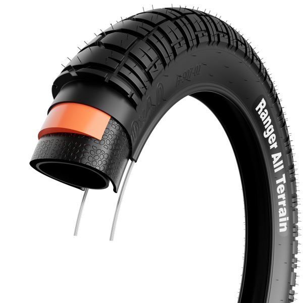 Copertone Havena Ranger 20x4.0 per fat bike - Qualità robusta con strato antiforatura, per ogni condizione meteo