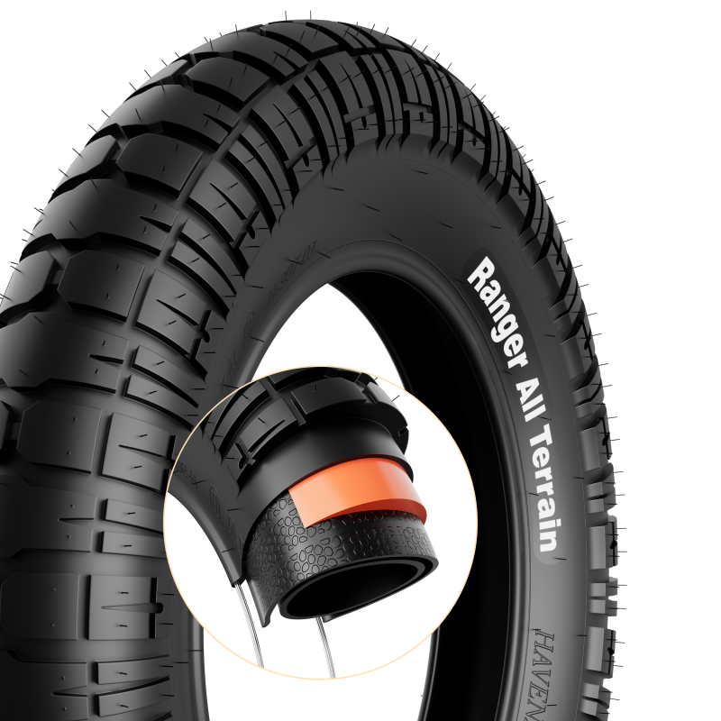 Copertone Havena Ranger 16x4.0 per fat bike - Robusto, versatile, con strato antiforatura, per ogni clima