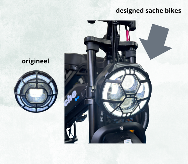 Faro anteriore Ouxi Designed Sache Bikes - V8 H9 Ouxi - Adatto a Ouxi Edizione 1