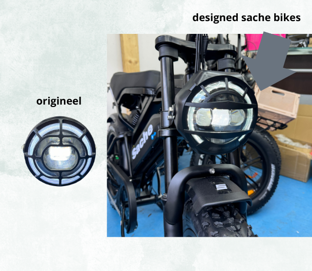 Faro anteriore Ouxi Designed Sache Bikes - V8 H9 Ouxi - Adatto a Ouxi Edizione 2