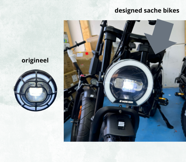 Faro anteriore Ouxi Designed Sache Bikes - V8 H9 Ouxi - Adatto a Ouxi Designed Edizione 3